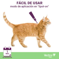 Pipetas Felis Solución Spot-On Para Gatos (42,3mg) -Productos Para Gatos 05 VECTRA Felis spot on 63db9169dbf3f