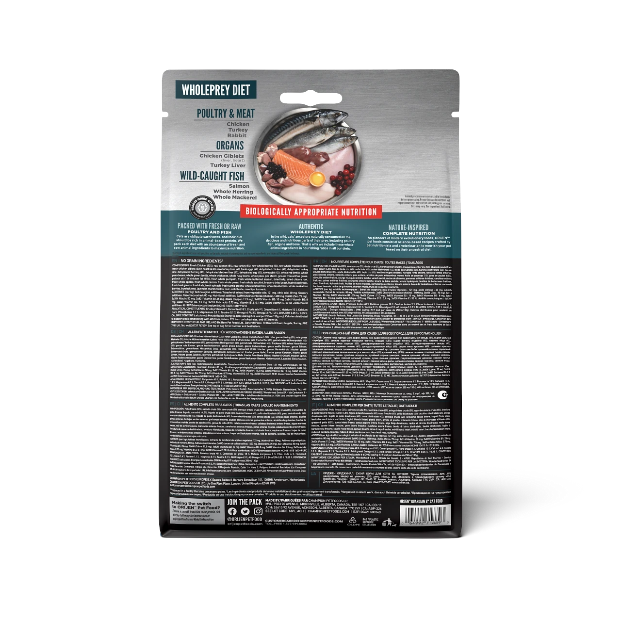 Orijen Pienso Guardian 8 De Pollo Para Gatos 6 Orijen Pienso Guardian 8 De Pollo Para Gatos - Imagen 6