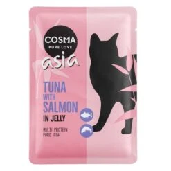 Cosma Asia 24 X 100 G En Bolsitas Para Gatos -Productos Para Gatos 103497 pla cosma asia tunasalmon 100g 0
