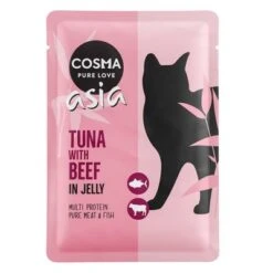 Cosma Asia 24 X 100 G En Bolsitas Para Gatos -Productos Para Gatos 103598 pla cosma asia tunabeef 100g 4