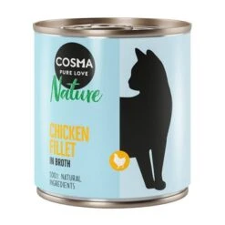 Pack Ahorro: Cosma Nature 12 X 280 G -Productos Para Gatos 104069 pla cosma nature chickenfillet 280g 7