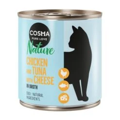 Pack Ahorro: Cosma Nature 12 X 280 G -Productos Para Gatos 104069 pla cosma nature chickentunacheese 280g 6