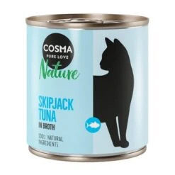 Cosma Nature 6 X 280 G -Productos Para Gatos 104073 pla cosma nature skipjack 280g 6 1