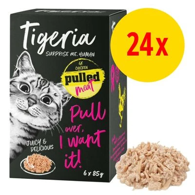 Tigeria Pulled Meat 24 X 85 G Comida Húmeda Para Gatos 1 Tigeria Pulled Meat 24 X 85 G Comida Húmeda Para Gatos