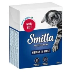 Smilla Bocaditos En Salsa 6 X 370 G 8 Smilla Bocaditos En Salsa 6 X 370 G -Productos Para Gatos 111759 pla smilla chunksinsauce beef 370g 6