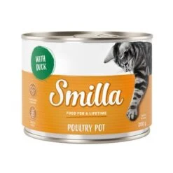 Smilla Tierna Ave 24 X 200 G - Pack Ahorro -Productos Para Gatos 114545 pla smilla poulrypot duck 200g 3