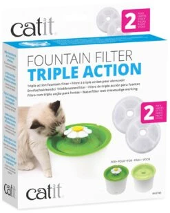 Catit Filtro De Triple Acción Para Fuentes, 12 Uds