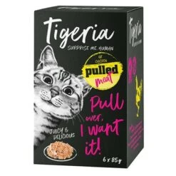 Tigeria Pulled Meat 24 X 85 G Comida Húmeda Para Gatos 12 Tigeria Pulled Meat 24 X 85 G Comida Húmeda Para Gatos -Productos Para Gatos 135597 pla tigeria pulledmeat huhn 6x85g hs 2