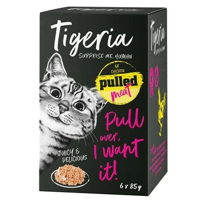 Tigeria Pulled Meat 24 X 85 G Comida Húmeda Para Gatos 4 Tigeria Pulled Meat 24 X 85 G Comida Húmeda Para Gatos - Imagen 4