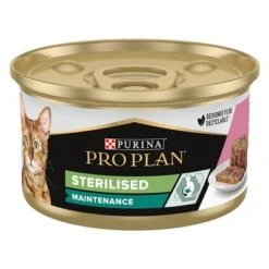 Purina Pro Plan Sterilised 24 X 85 G En Latas -Productos Para Gatos 171796 pla proplancat sterilised salmon 85g hs 01 0