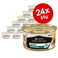 PURINA PRO PLAN Cat Adult Maintenance 24 X 85 G En Latas -Productos Para Gatos 171798 purina proplan cat adult huhn 24x85g hs 02 3