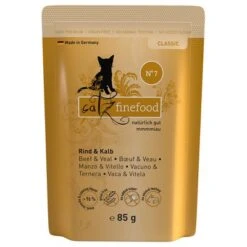 Catz Finefood En Sobres 8 X 85 G 15 Catz Finefood En Sobres 8 X 85 G -Productos Para Gatos 172196 pla petsnature catzfinefood rindkalb 85g hs 01 1
