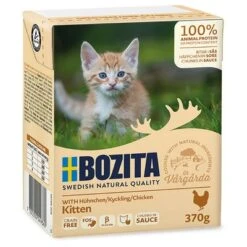 Bozita Tetra Bocaditos En Salsa 6 X 370 G -Productos Para Gatos 184545 pla doggy bozita haeppchen sosse huhn kitten 6x370g hs 01 0