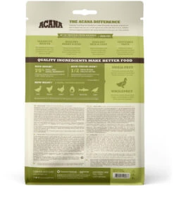 Acana Grasslands Cat -Productos Para Gatos 194288 064992714697 acana cat grasslands back 340g 3