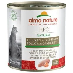 Almo Nature HFC 12 X 280 G - Pack Ahorro -Productos Para Gatos 1 57412 pla almo nature natural huhngarnelen 9