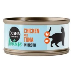 Pack Ahorro: Cosma Nature 24 X 70 G -Productos Para Gatos 1 60832 pla cosma nature chickentuna 70g 0 1