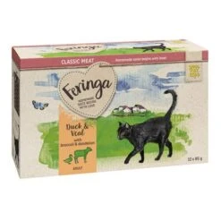 Feringa Classic Meat Menu En Gelatina 24 X 85 G En Sobres - Pack Ahorro -Productos Para Gatos 1 feringa classicmeat duckveal 12x85g 1000x1000 6