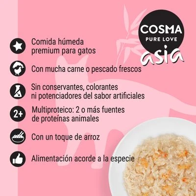 Cosma Asia En Gelatina 6 X 170 G 2 Cosma Asia En Gelatina 6 X 170 G - Imagen 2