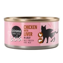 Cosma Asia En Gelatina 6 X 170 G 28 Cosma Asia En Gelatina 6 X 170 G -Productos Para Gatos 21759 pla cosma asia chickenliver 170g 2