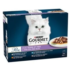 Purina Gourmet Perle En Sobres 48 X 85 G - Pack Ahorro -Productos Para Gatos 248798 netsle gourmet perle duo 12x85g hs 02 0