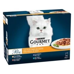 Purina Gourmet Perle En Sobres 48 X 85 G - Pack Ahorro -Productos Para Gatos 248799 netsle gourmet erlesene streifen sauce 12x85g hs 02 7