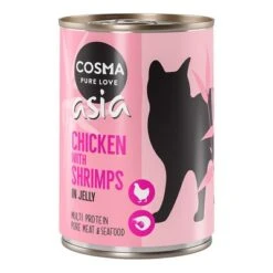 Cosma Asia En Gelatina 24 X 400 G 32 Cosma Asia En Gelatina 24 X 400 G -Productos Para Gatos 259996 pla cosma asia chickenshrimps 6 x 400g 3