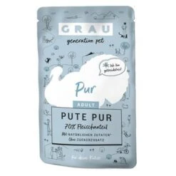GRAU Adulto Sin Cereales Para Gatos 16 X 125 G -Productos Para Gatos 268998 pla grau katze pute pur pouch 125g hs 05 0
