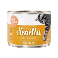 Smilla Tierna Ave 24 X 200 G - Pack Ahorro -Productos Para Gatos 269012 pla smilla poultry pot salmon 200g 0