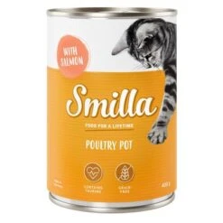 Smilla Tierna Ave 6 X 400 G 11 Smilla Tierna Ave 6 X 400 G -Productos Para Gatos 269013 pla smilla poultry pot salmon 400g 0