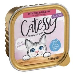 Catessy En Tarrinas 64 X 100 G - Pack Mixto -Productos Para Gatos 27635 pla catessy feinepastete kalbgefluegel 100g 2
