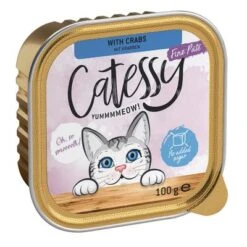 Catessy En Tarrinas 64 X 100 G - Pack Mixto -Productos Para Gatos 27635 pla catessy feinepastete krabben 100g 6