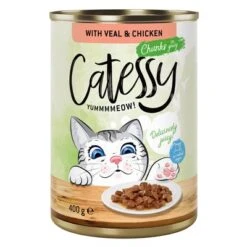 Catessy Bocaditos 12 X 400 G En Latas 20 Catessy Bocaditos 12 X 400 G En Latas -Productos Para Gatos 28347 pla catessy gravy veal 400g 0