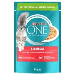 Pack Ahorro: Purina ONE 48 / 52 X 85 G -Productos Para Gatos 288306 pla purinaone sterilised 85g hs 01 2