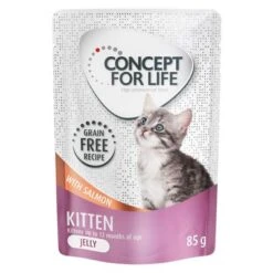 Concept For Life 48 X 85 G - Pack Ahorro -Productos Para Gatos 288378 pla concept for life kitten salmon gelee 85g 9 1