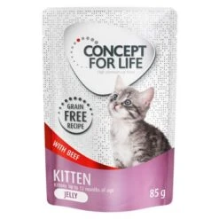 Concept For Life 48 X 85 G - Pack Ahorro -Productos Para Gatos 293102 pla concept for life kitten beef gelee 85g 2