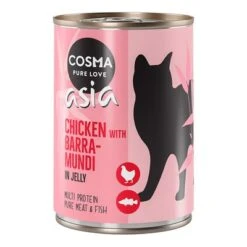 Cosma Asia En Gelatina 24 X 400 G 30 Cosma Asia En Gelatina 24 X 400 G -Productos Para Gatos 2 163996 pla cosma asia chickenbarramundi 400g 6