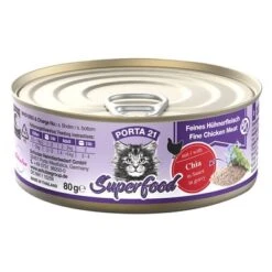 Porta 21 Superfood Comida Húmeda Para Gatos 6 X 80 G