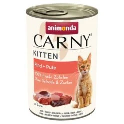 Animonda Carny Kitten 6 / 12 X 400 G 13 Animonda Carny Kitten 6 / 12 X 400 G -Productos Para Gatos 311402 pla carny kitten rind pute 400g hs 01 7