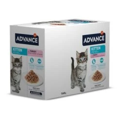 Advance Kitten Con Pavo Comida Húmeda Para Gatos -Productos Para Gatos 374596 affinity advance kitten truthahn hs 02 3