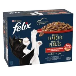 Felix Deliciously Sliced 48 X 80 G - Pack Ahorro -Productos Para Gatos 376197 pla felix deliciously sliced farm hs 01 8