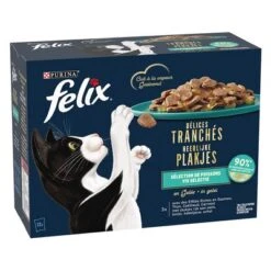 Felix Deliciously Sliced 48 X 80 G - Pack Ahorro -Productos Para Gatos 376198 pla felix deliciously sliced ocean hs 01 3