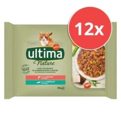 Ultima Cat Nature 12 X 85 G Comida Húmeda Para Gatos