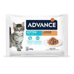 Advance Kitten Con Pollo Comida Húmeda Para Gatos -Productos Para Gatos 398301 pla advance kitten huhn hs 01 7