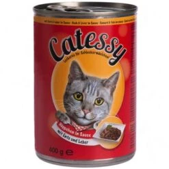 Catessy Bocaditos 24 X 400 G En Latas - Pack Ahorro -Productos Para Gatos 400g ente und leber 1000x10 4