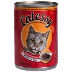 Catessy Bocaditos 24 X 400 G En Latas - Pack Ahorro -Productos Para Gatos 400g kalb und huhn 1000x100 1