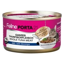 Feline Porta 21 6 X 90 G Comida Húmeda Para Gatos - Pack De Prueba 16 Feline Porta 21 6 X 90 G Comida Húmeda Para Gatos - Pack De Prueba -Productos Para Gatos 4630 pla felineporta21 tunashrimps 90g 7 2