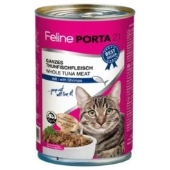 Pack Ahorro Feline Porta 21 Comida Para Gatos 12 X 400 G -Productos Para Gatos 4639 pla felineporta21 tunashrimps 400g 9