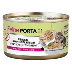 Feline Porta 21 6 X 90 G Comida Húmeda Para Gatos - Pack De Prueba 15 Feline Porta 21 6 X 90 G Comida Húmeda Para Gatos - Pack De Prueba -Productos Para Gatos 4710 pla felineporta21 huhnaloe 90g 2 2