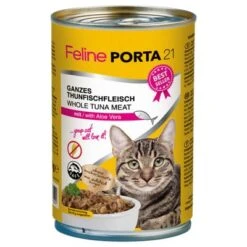 Pack Ahorro Feline Porta 21 Comida Para Gatos 12 X 400 G -Productos Para Gatos 4775 pla felineporta21 tunaaloe 400g 9