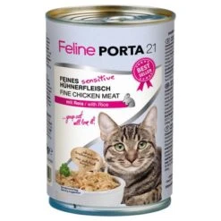 Pack Ahorro Feline Porta 21 Comida Para Gatos 12 X 400 G -Productos Para Gatos 4795 pla felineporta21 huhnreissensitive 400g 5